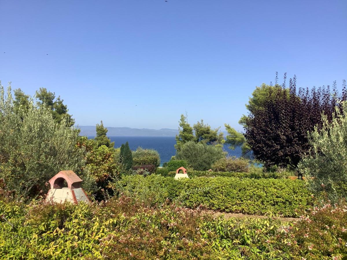 Amazing Villa With Views Sea In Paliouri Exterior foto