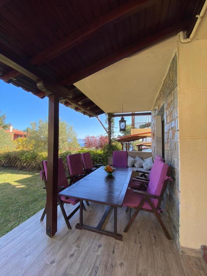 Amazing Villa With Views Sea In Paliouri Exterior foto