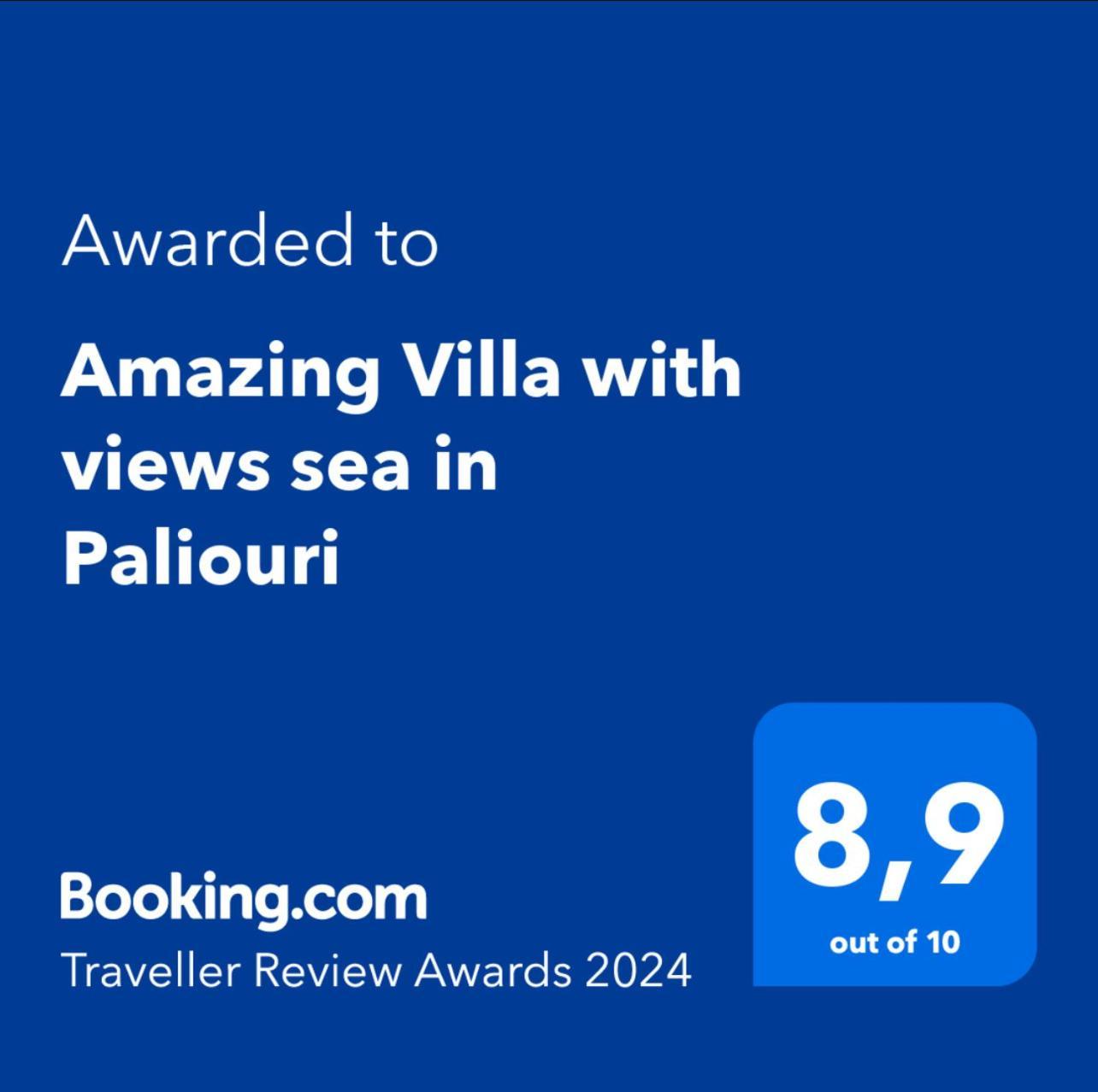 Amazing Villa With Views Sea In Paliouri Exterior foto